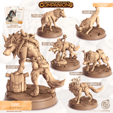 Gof The Wolf 3D-printed model